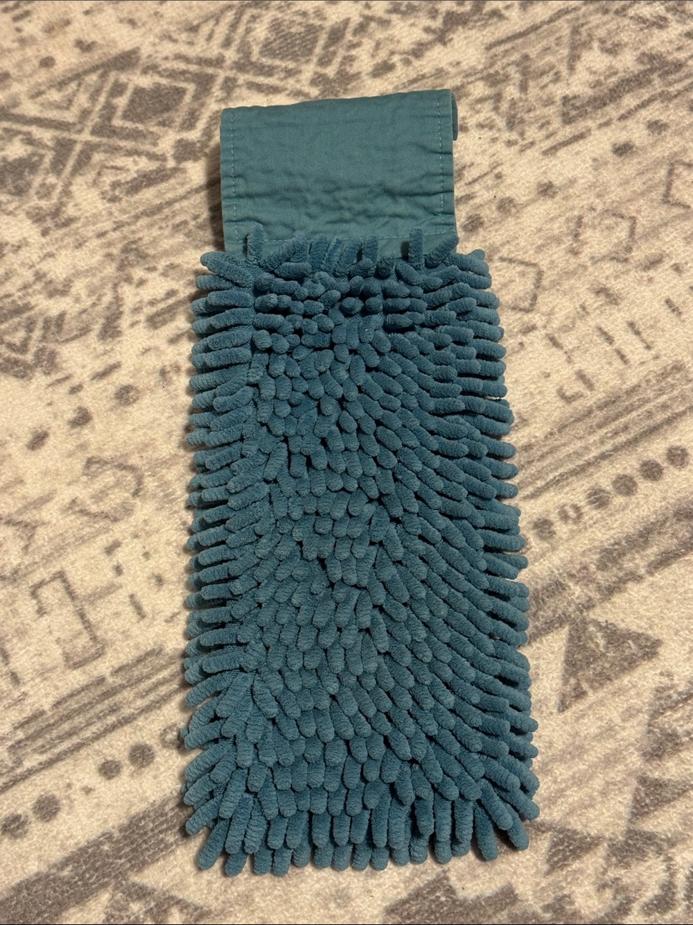 Norwex Teal Chenille Hand Towel - Picture 2 of 6